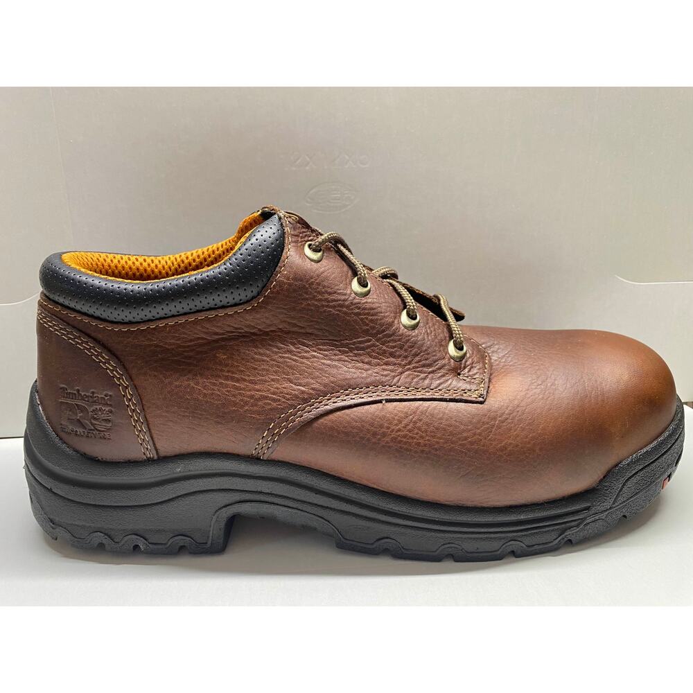 Timberland PRO TITAN Oxford Alloy Safety Toe Brown Men's 11.5M (New, With Box)